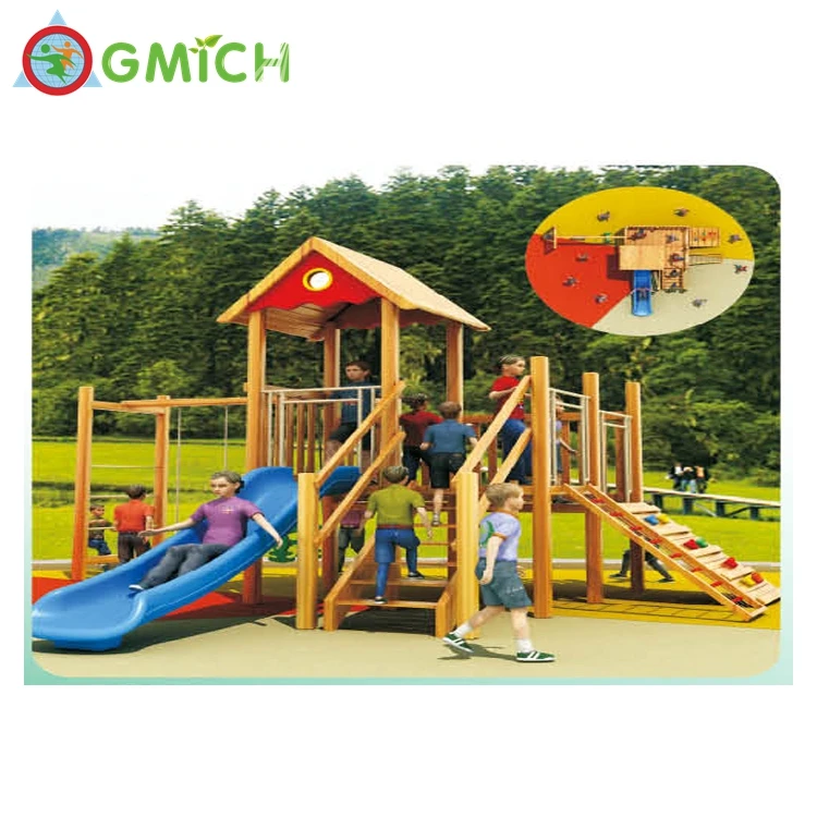 

China Supplier Wooden Series children outdoor playground equipment play set