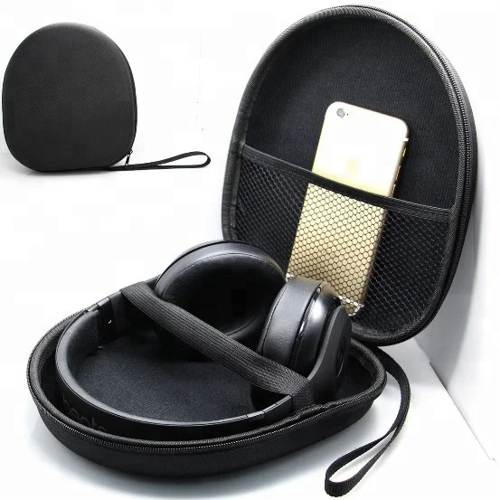 

Hot sale factory OEM EVA Cases Hard Protective Carrying Storage Hard eva Case, Headset Earphone earbud Headphone box, Black