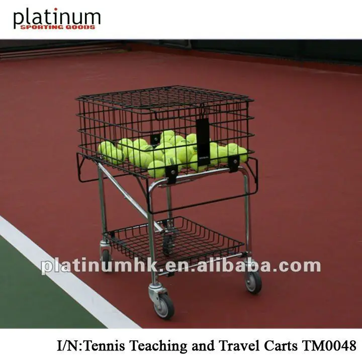 Tennis Teaching and Travel Cart/Tennis Ball Cart( TM0048,Collapsible