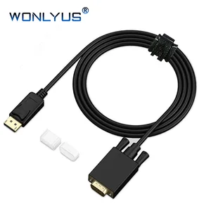 DisplayPort to VGA Cable 6 Foot Male to Male