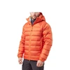 2018 orange winter warm polyester winter down puffer jacket with water repellent fabric