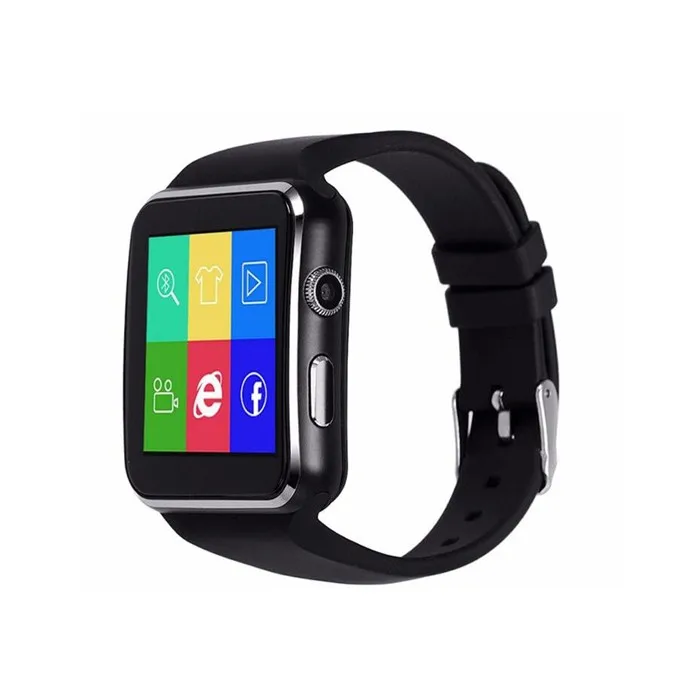 Shenzhen Factory Smart Watch X6 Sport Passometer Smartwatch with Camera Support SIM Card Smart Phone Watch