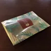 Clear plastic zipper pouch bag cookie packaging