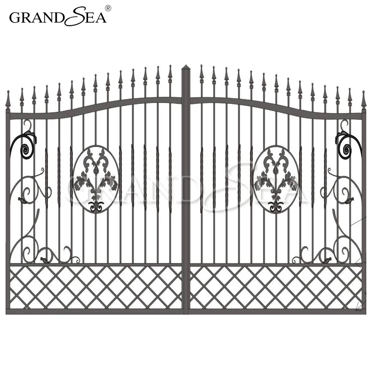 Security House Main Fancy Beautiful Modern Iron Gate Designs for Villa