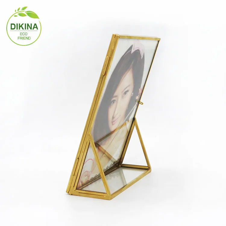  Personalized Sand Ceremony table number holder brass - Unity Wedding Box - Clearly glass shadow love photo frame