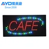 Custom Flash Edge Advertising Chinese Fast Food Shop LED Open Sign