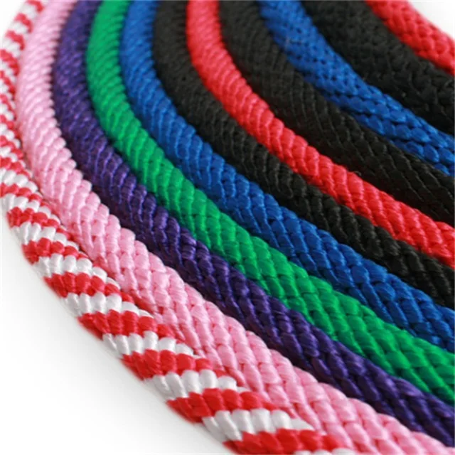 4mm 5mm 6mm Colored Solid Braided Nylon Rope Price For Cheap - Buy ...