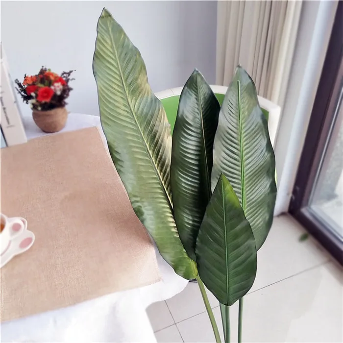 F3069 Wholesale Green Banana Leaf Artificial Banana Leaves Buy