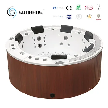 Hot Tub Freestanding 6 Person Round Hot Tub With Balboa System ... Hot Tub Freestanding 6 Person Round Hot Tub With Balboa System ...