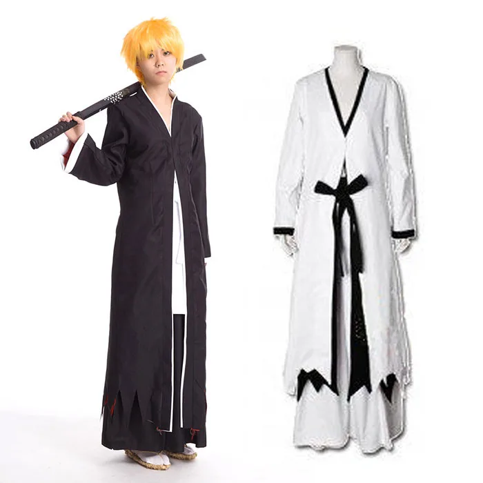 buy hot anime manga bleach cosplay costume ichigo kurosaki