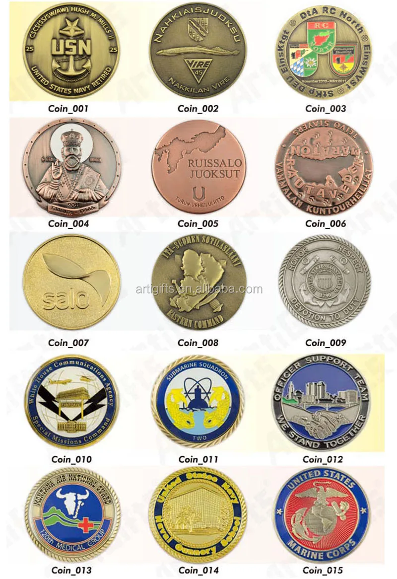 Metal Gold Coins