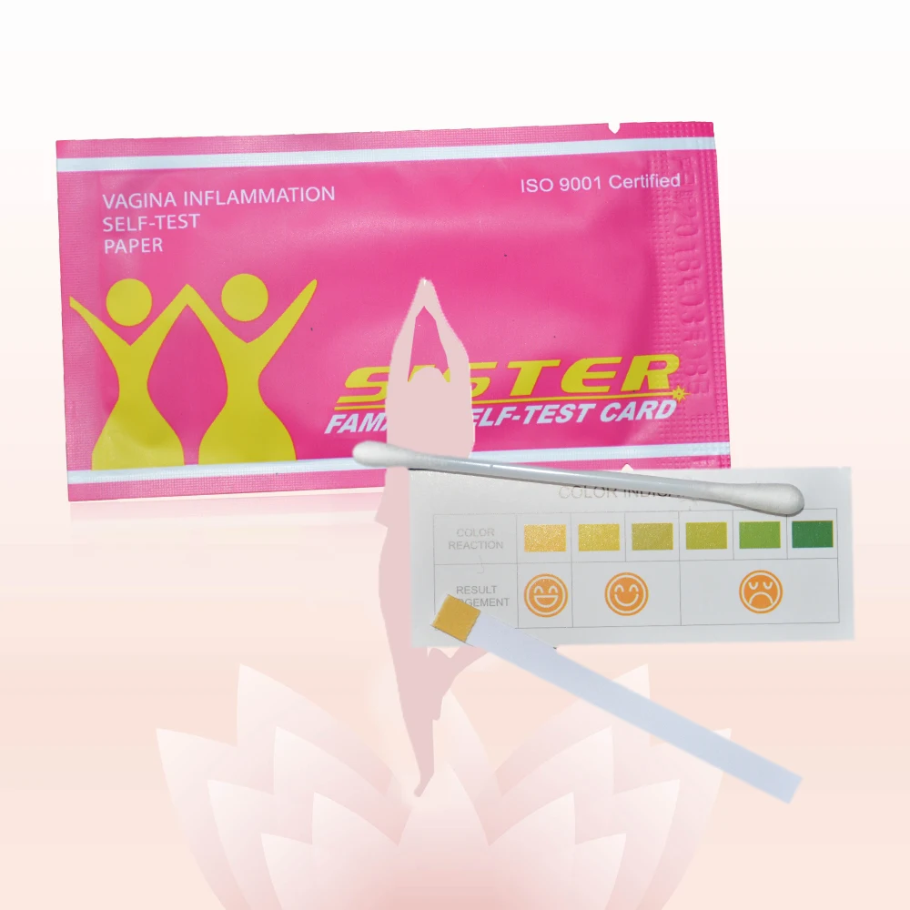 

Female self-test card vagina inflammation female vaginal self-test card gynecological inflammation test paper
