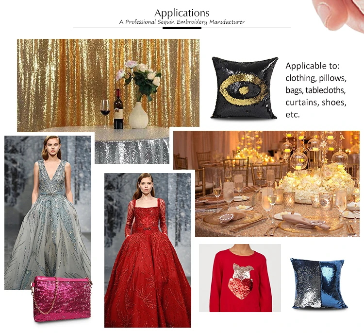 sequinbeaded lace fabric