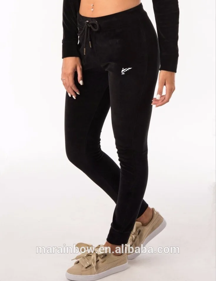 black velvet jogging suit