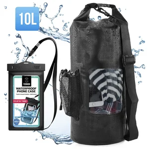 Expand Capacity Waterproof Phone Case Top Dry Sack 10l Keep Gear Dry Perfect For Kayaking Rafting Boating