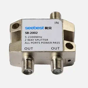 2 Way Satellite Antenna RF Splitter 5 2400MHz