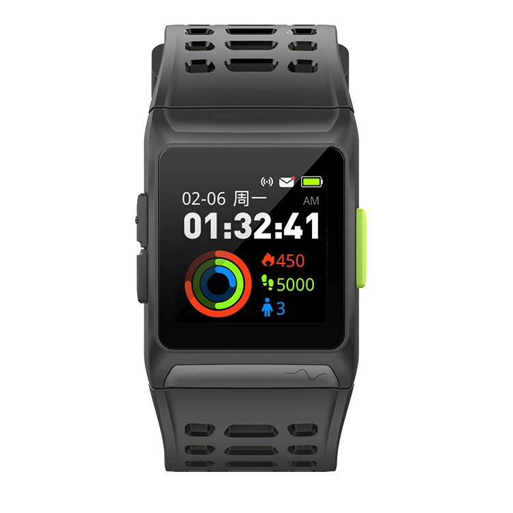 

Smart Waterproof Blood Pressure Sleep Monitor ECG GPS Smartwatch