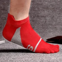 

KANGYI Sport Ankle Men Socks Wholesale Cotton Socks For Men Comfortable Five Fingers Toe Socks