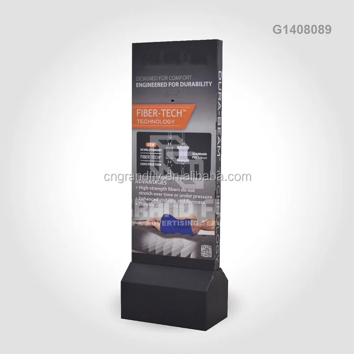 Pop Up Banner Stand Paper Cardboard Display Standee For Bed