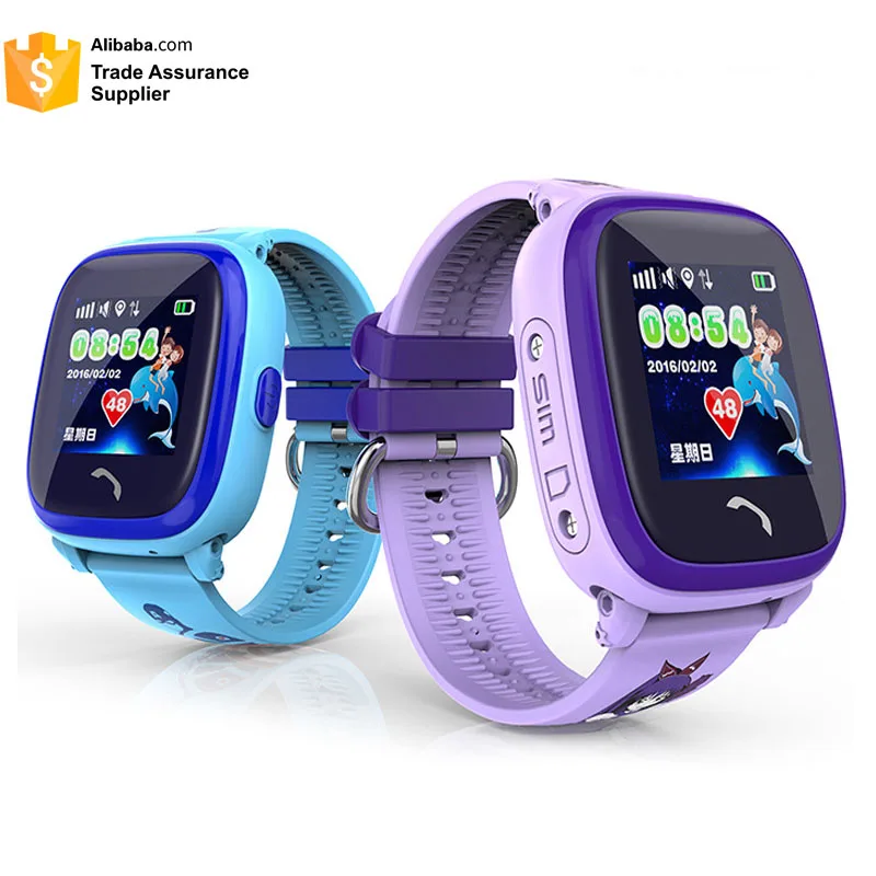 

DF25 children smart phone watch LBS / GPS positioning SOS call color screen touch screen phone waterproof tracker smart watch