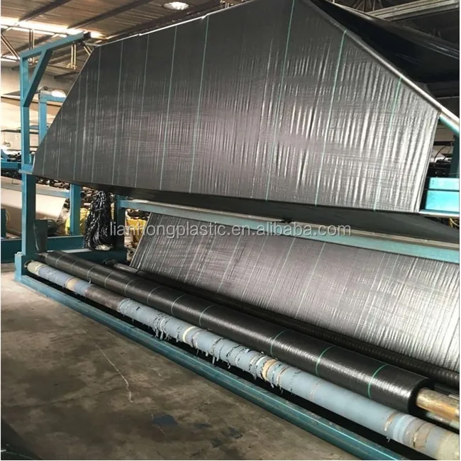 Black Color Silt Fence Film Fabric Supplier LHP PP Woven Geotextile ...