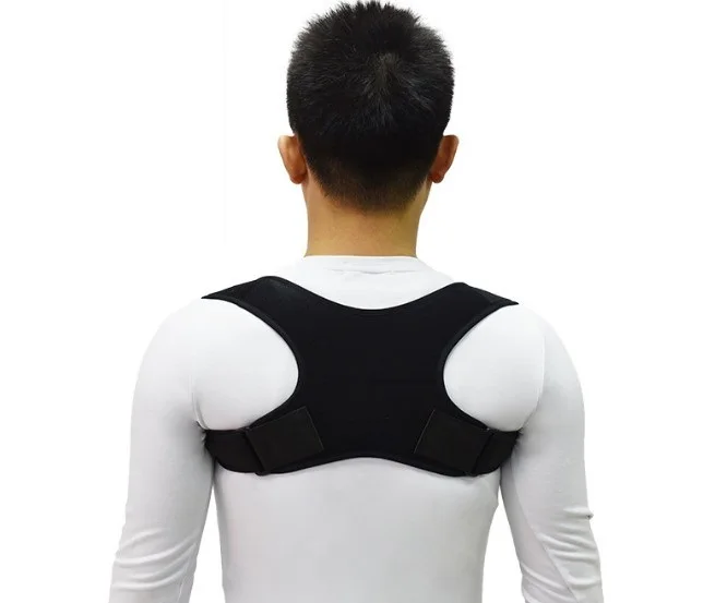 

Effective Relief Back Pain Posture Corrector for Women and Men ,Support Shoulder Brace of Posture Corrector, Black,grey