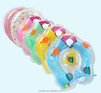 

Baby Neck Float Swimming Newborn Baby Swimming inflatable Ring with Pump Gift Mattress Cartoon Pool Swim ring