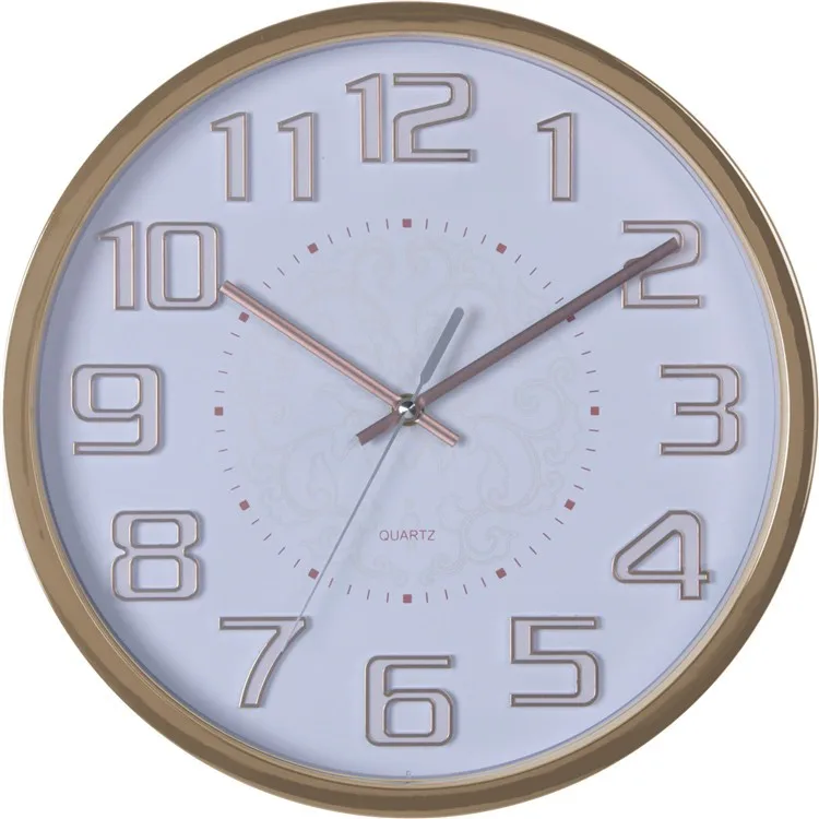 Analog Luminous 3d Hands And Numbers Wall Clock Night Glowing Wall