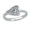 Heart Shape Gold Wedding Rings for Women Jewelry Top Quality Cubic Zirconia Gold Faux Diamond Engagement Ring New Arrivals