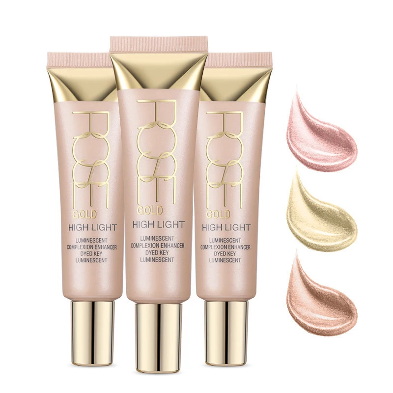 

2018 New 3 colors makeup high gloss liquid waterproof long lasting brighten liquid foundation