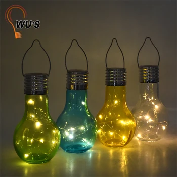 Fine Appearance Outdoor Garden Solar Hanging Glass Ball Light