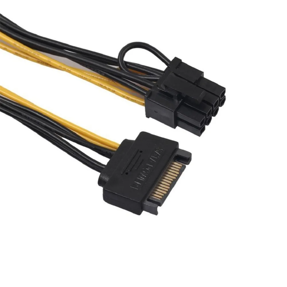 Wholesale 15-Pin SATA Male to 8-Pin (6+2 Pin) PCI-Express Female Video Card Power Cable 20cm From m.alibaba.com
