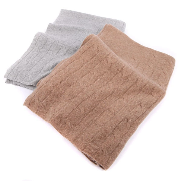 

Cashmere Cable Knit Baby Blanket 100% Cashmere Blanket