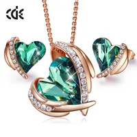 

2019 Jewelry Trends China Wholesale Heart Bridal Jewelry Set