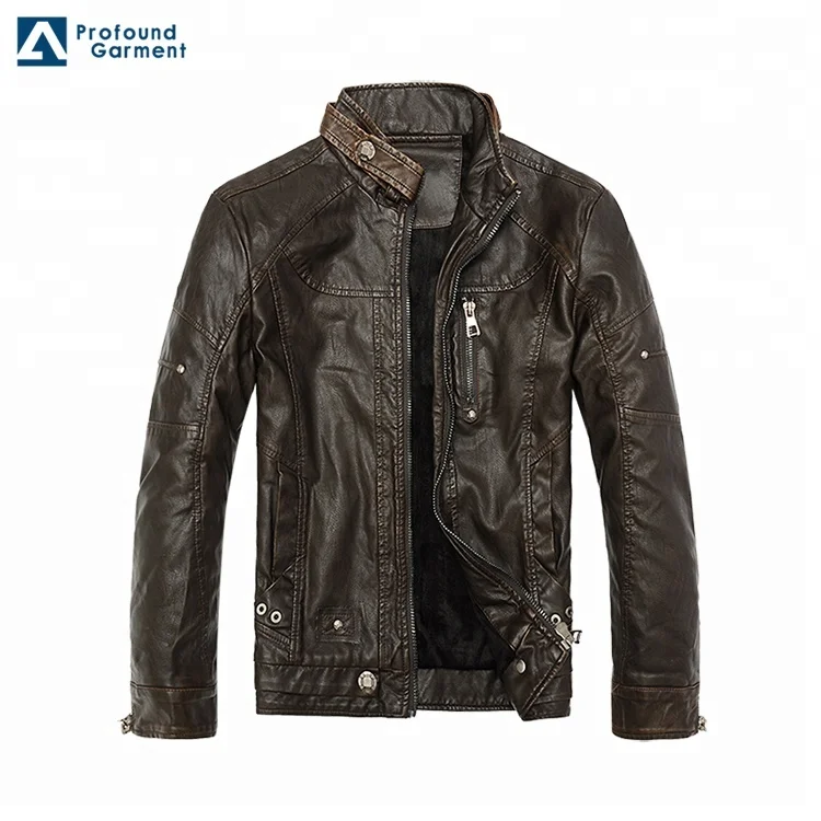 

Factory Direct Wholesale European Best Selling High Quality Motorcycle Cool Fashion Leather Biker Jacket for Men