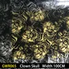 GWR065 Clown Skull Pattern Water Transfer Process / Hydrographics Film Water Transfer Printing Film