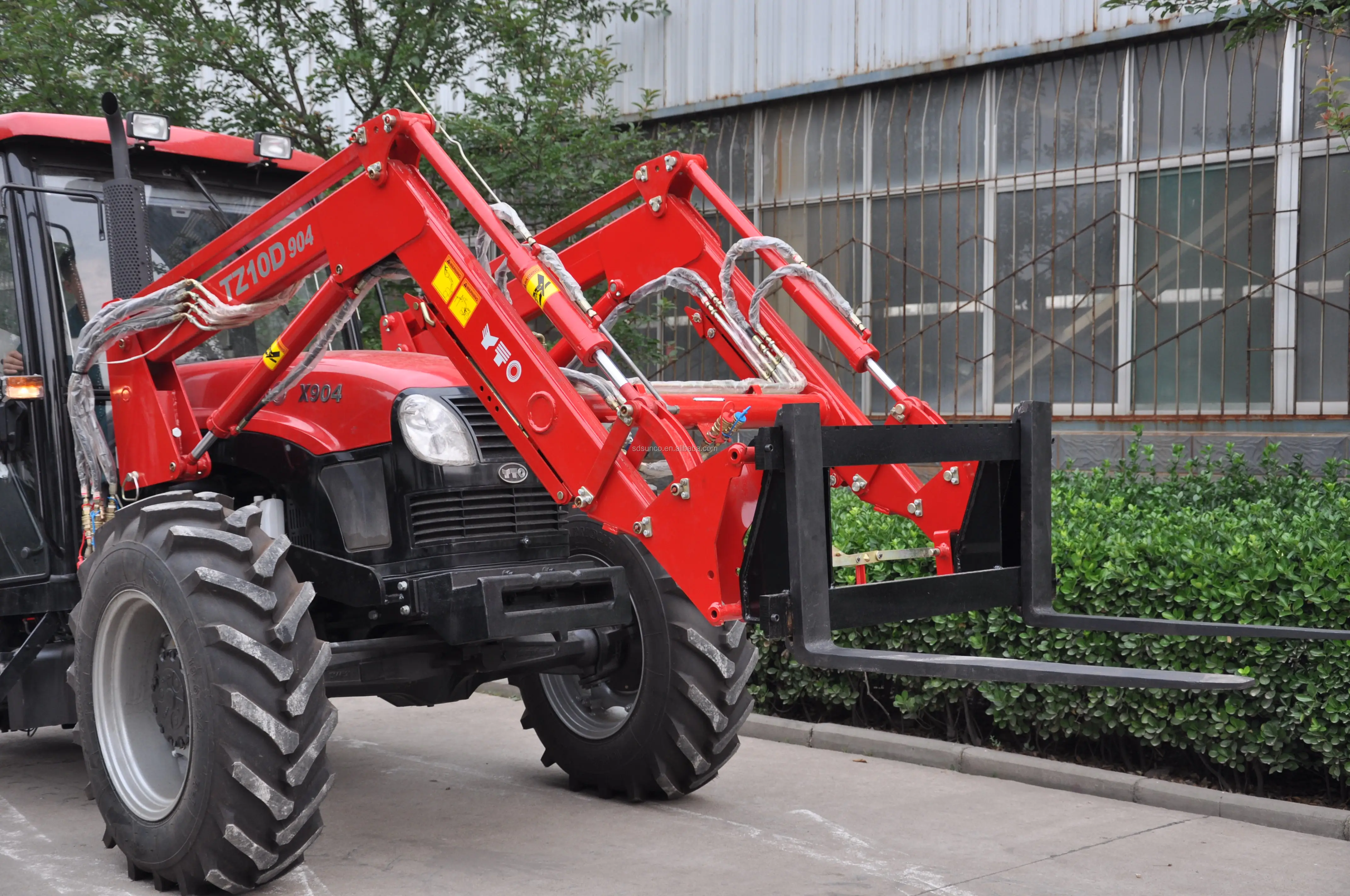 Farm Tractor Front End Loader With Grass Bale Fork Buy Tractor Front End Loader compact
