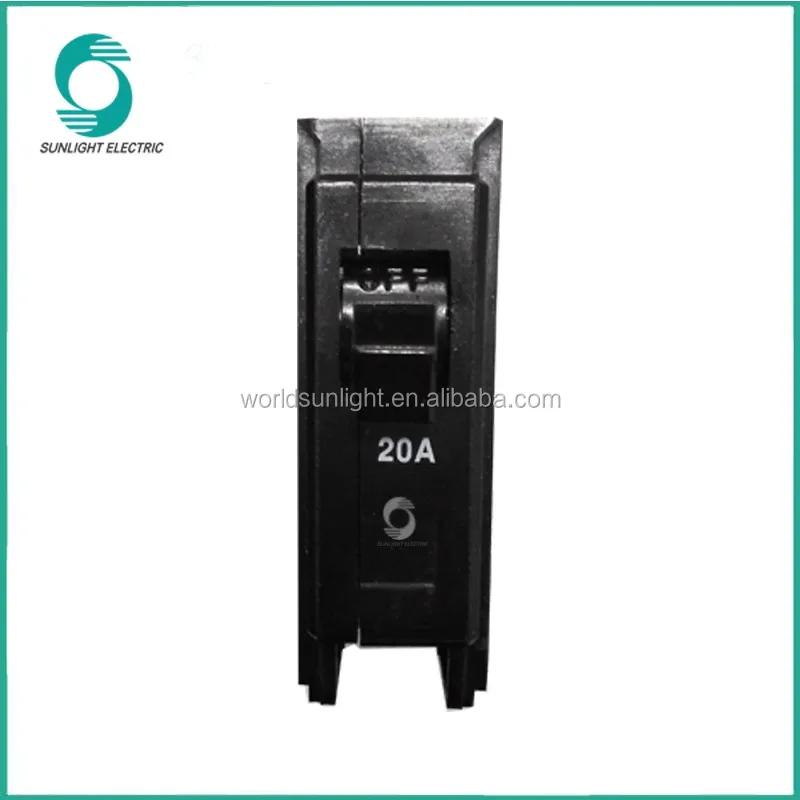 IP20 BH-P series plug in type black 40A 2P 6KA mcb miniature circuit breaker