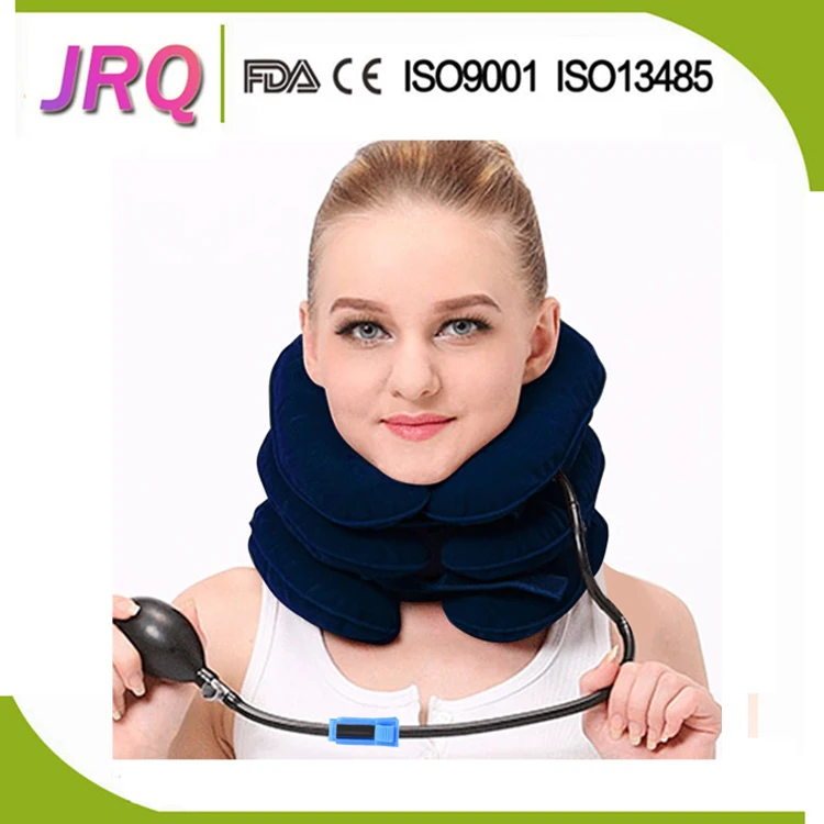 Adjustable Size And Durable Medicl Inflatable Neck Brace For Woman And Men To Relief Neck Pain