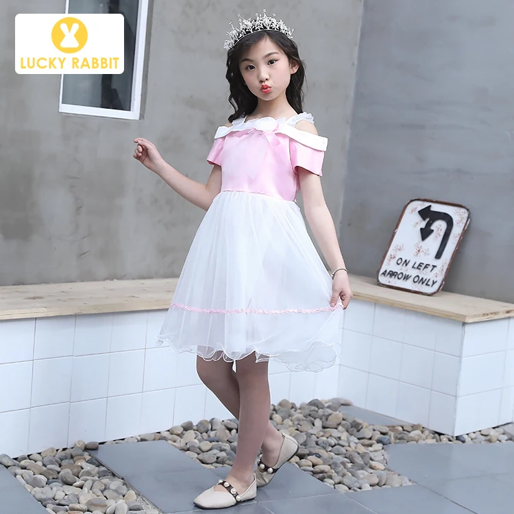 

Off Shoulder Design Kids Clothes Clothing Children Girl Child Dress Wholesale Fashion Kids Party Wear Dress For Girl, Picture