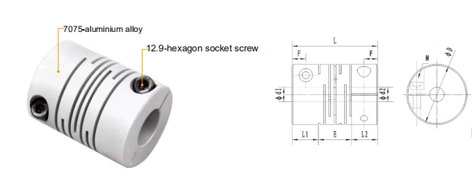 Cleanroom/Vacuum/Heat Resistant Coupling
