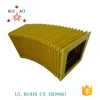 Telescopic plastic protective fabric cover machine shield bellows
