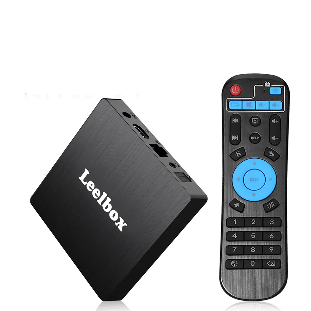 

Leelbox Q4 Max 1080p 4K media box RK3328 quad core bluetooth 4.1 tv android box with 4gb ram 64gb rom, Black