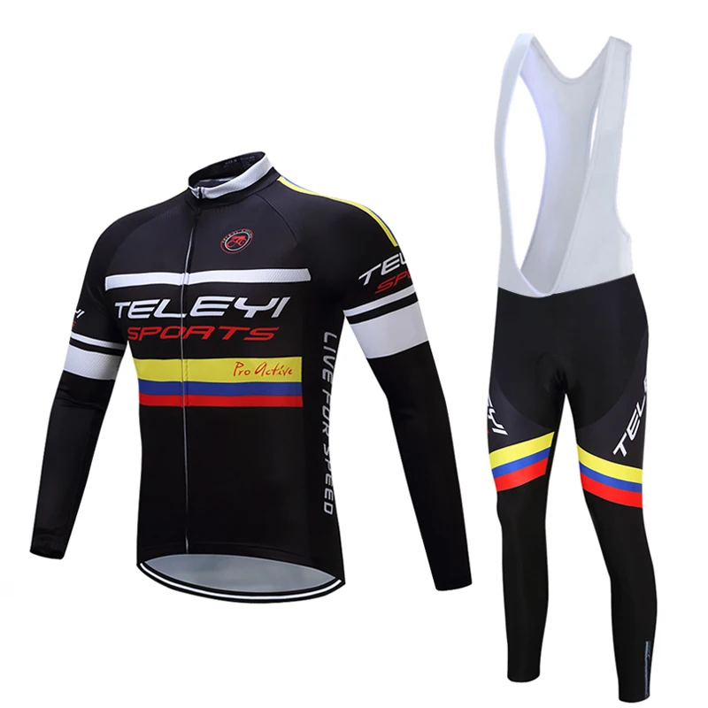 

Unisex Men/ Women Cycling Winter Clothing Long Sleeve Thermal Warm Bicycle Clothes Pants Set Accept Custom Service, Any colors