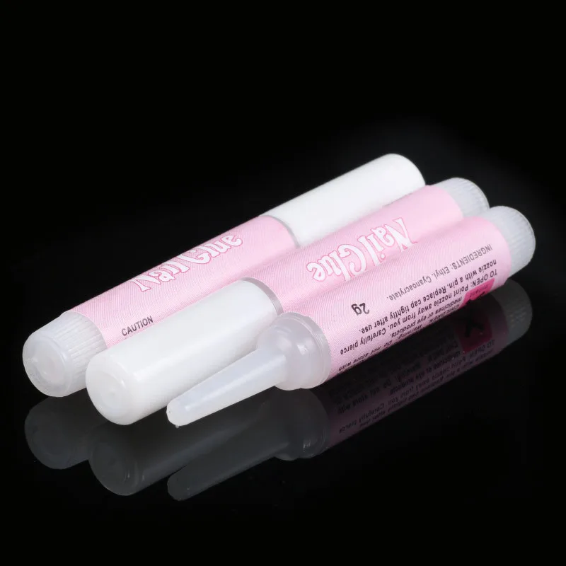 Queen Fingers Nag01 2g Pe Plastic Pink Bottle Packed Acrylic Nail Glue
