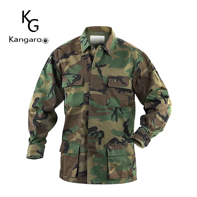 High Quality Us Army Jacket Combat Military Woodland Camouflage Jacket Wholesale