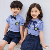 

2019 Wholesale Blue Primary School Uniform Designs School Uniform Set For Children