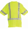 Custom high visibility clothing Safety Class 2 short Sleeve High Visibility Reflective T-Shirt wholesale