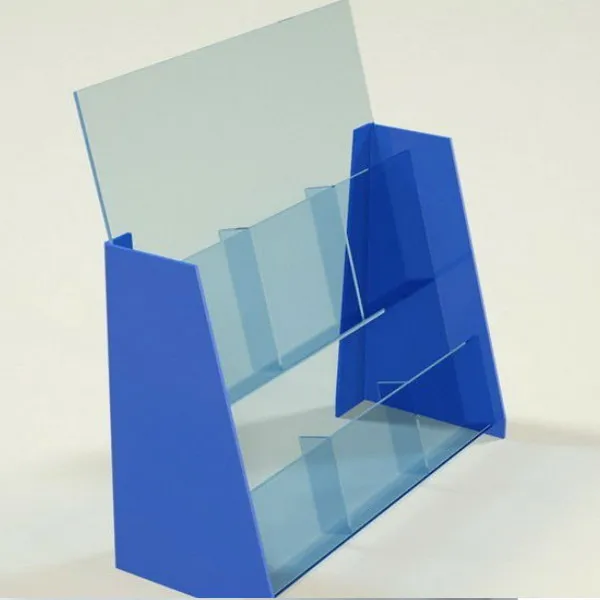 Rotating Acrylic Product Brochure Display Rack Acrylic Brochure Display