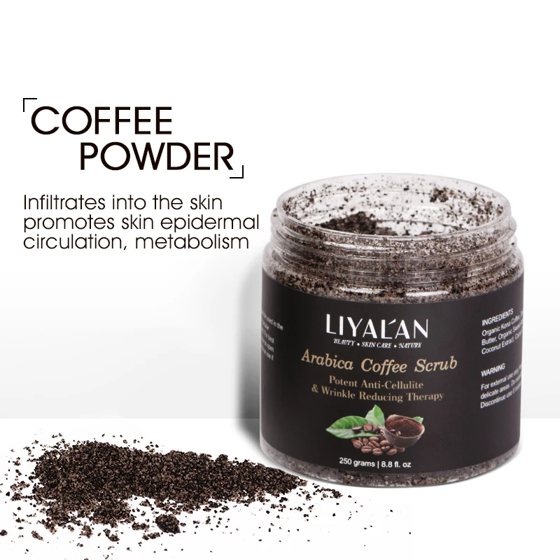 

Private Label Factory Coffee body scrub For Body Whitening